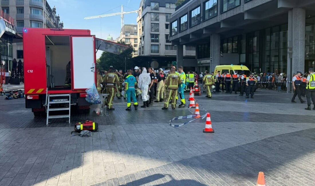 Belçika’nın başkenti Brüksel’deki 15 katlı binada meydana gelen yangın faciasında