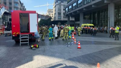 Belçika’nın başkenti Brüksel’deki 15 katlı binada meydana gelen yangın faciasında