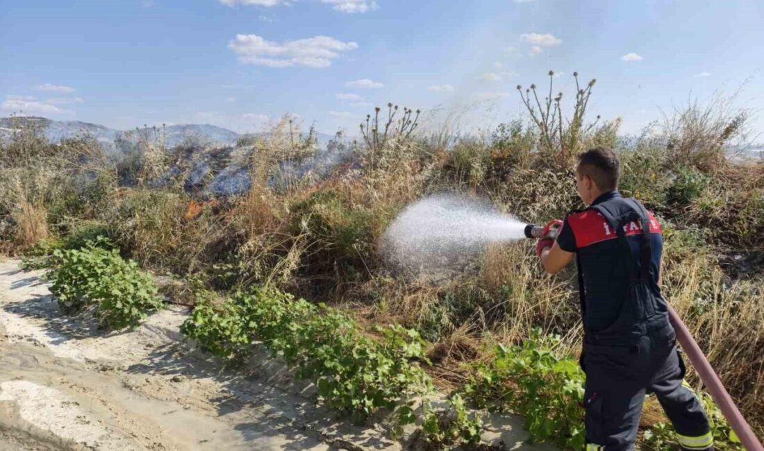 Burdur ilindeki arazi yangını, ekiplerin hızlı müdahalesi sonucu kontrol altına