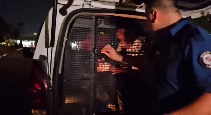 Bursa’nın Osmangazi ilçesinde gece saatlerinde meydana gelen arbede, güvenlik kamerası