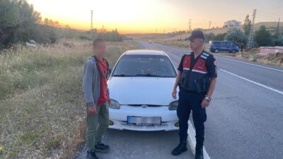 Yozgat İl Jandarma Komutanlığı ekipleri, 112 Acil Çağrı Merkezi’ne gelen