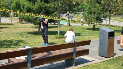 Çatalca’da bir parkta, boşanma aşamasındaki bir çift arasında nedeni belirsiz