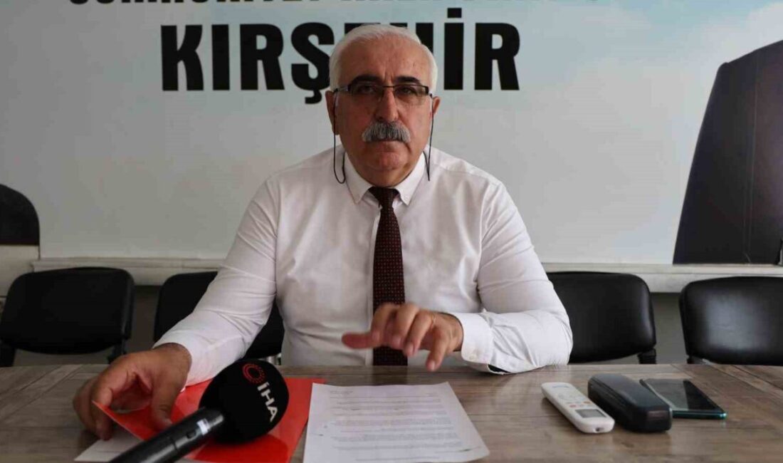 Kırşehir’de, Cumhuriyet Halk Partisi (CHP) İl Başkanlığı görevine atanan Hacı