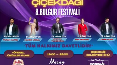 Çiçekdağı ilçesinde bu yıl 8.’si düzenlenecek olan Geleneksel Çiçekdağı Bulgur