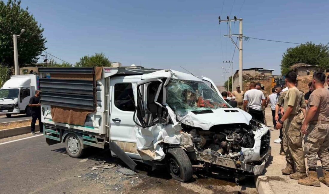 Şırnak’ın Cizre ilçesinde meydana gelen trafik kazasında, bir kamyonet ile