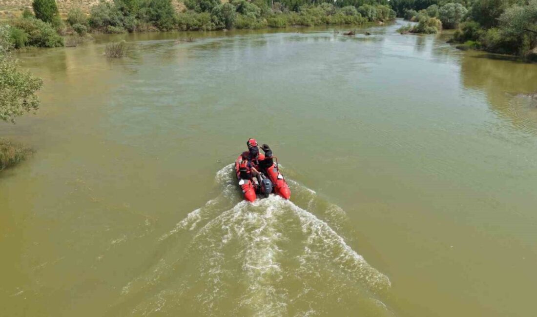 Kayseri’nin Özvatan ilçesinde Kızılırmak Nehri’nde akıntıya kapılan ve kaybolan bir