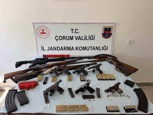 Çorum İl Jandarma Komutanlığı tarafından yapılan çalışmalar sonucunda, düğün, asker