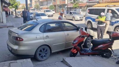 Çorum’un Alaca ilçesinde meydana gelen trafik kazasında, bir otomobil ile