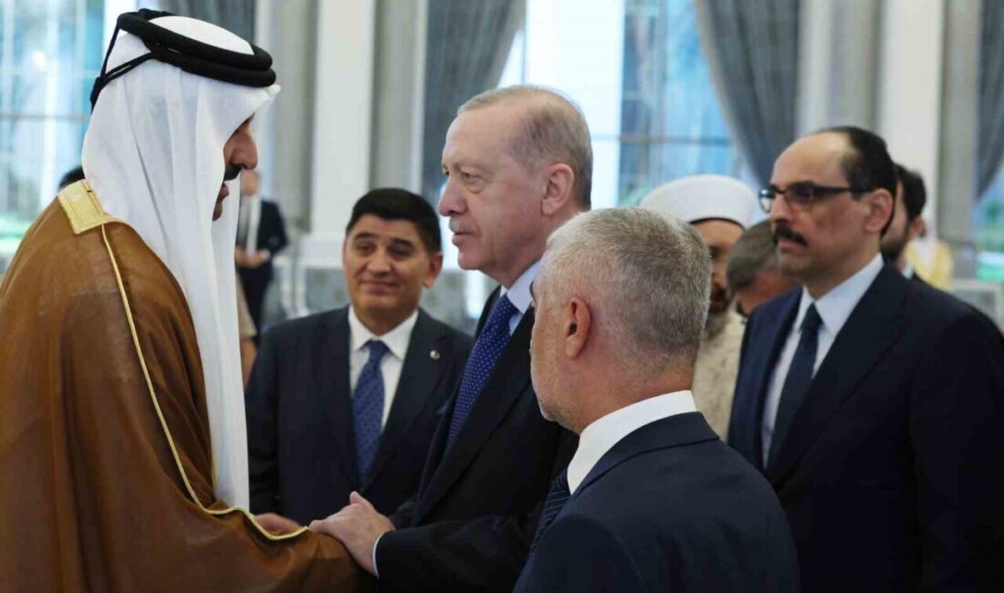 Türkiye Cumhurbaşkanı Recep Tayyip Erdoğan, Katar’ın eski Emiri Şeyh Hamad
