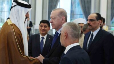 Türkiye Cumhurbaşkanı Recep Tayyip Erdoğan, Katar’ın eski Emiri Şeyh Hamad