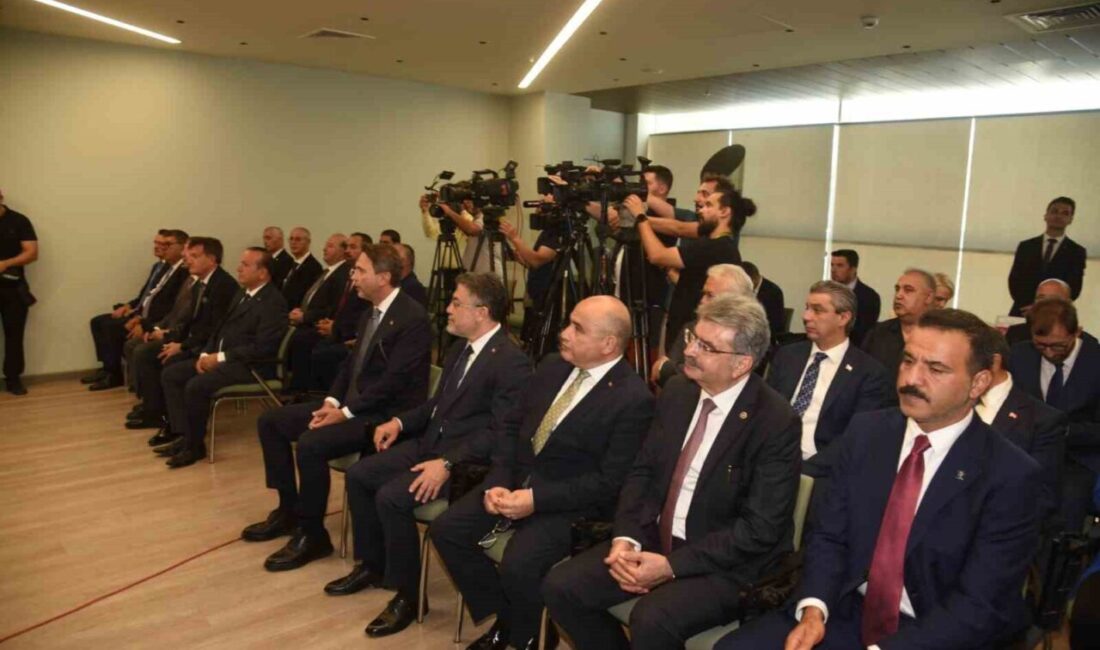 Cumhurbaşkanı Yardımcısı Cevdet Yılmaz, KKTC Başbakanı Ünal Üstel ile gerçekleştirdiği