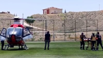 Darende ilçesinde yaşanan olayda 98 yaşındaki bir kadın evinde düşerek