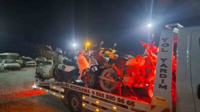 Muğla’nın Datça ilçesinde, polis ekipleri tarafından plakasız motosikletlere yönelik gerçekleştirilen
