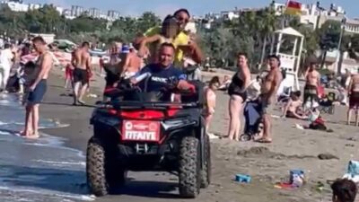 Samsun’da, denizde kaybolduğu sanılan bir çocuk, cankurtaranlar tarafından karada bulunarak