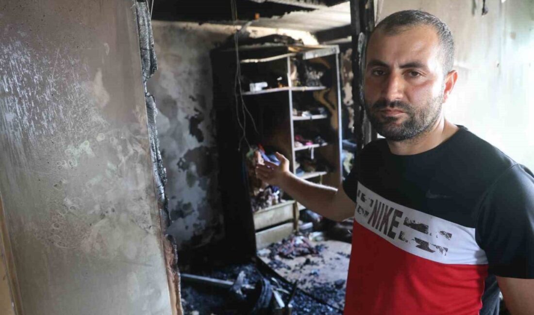 Hatay’da deprem sonrası ailesini kaybeden Suriyeli Muhammed Salih Zehra’nın evi,