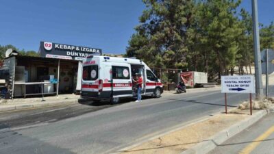 Adıyaman’da, bir motosiklet sürücüsünün kontrolünü kaybetmesi sonucu meydana gelen kazada