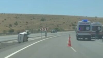Afyonkarahisar’ın Şuhut ilçesine bağlı Halımoru köyü yakınlarında meydana gelen trafik