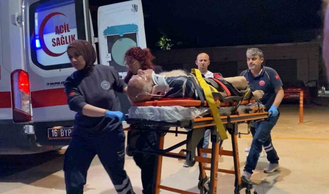 Bursa’nın İnegöl ilçesinde, bir traktörün devrilmesi sonucu meydana gelen kazada
