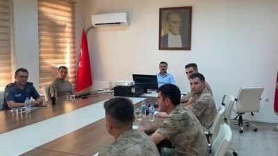 Dicle İlçe Kaymakamı Mustafa Atış’ın başkanlığında, ilçedeki huzur ve güvenin