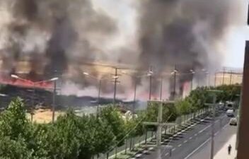 Diyarbakır’da, Bağlar ilçesi Bağcılar Mahallesi Siverek Caddesi üzerindeki otluk alanda