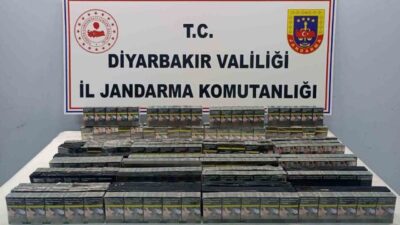 Diyarbakır’da jandarma ekipleri tarafından geniş çapta gümrük kaçağı ürünlere el