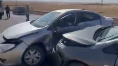 Diyarbakır’ın Silvan ilçesinde meydana gelen trafik kazasında, Kumluk mevkisinde iki