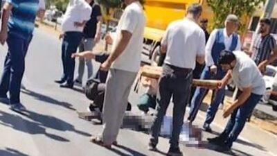 Diyarbakır’ın Silvan ilçesinde, 93 yaşındaki bir kişi, yolun karşısına geçmeye
