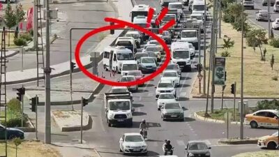 Diyarbakır’da, Trafik Denetleme Şube Müdürlüğü ekipleri tarafından dronlar kullanılarak gerçekleştirilen