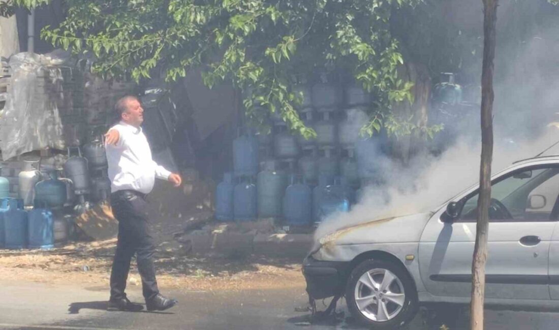 Dicle ilçesinde seyir halindeki bir araç aniden patladı. Otomobilde ne