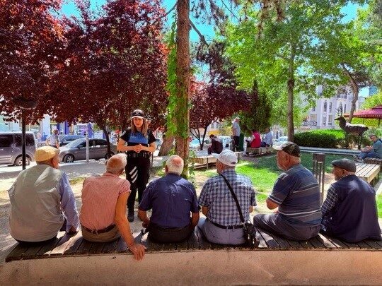 Bilecik İl Emniyet Müdürlüğü’nün Toplum Destekli Polislik Şube Müdürlüğü ekipleri,