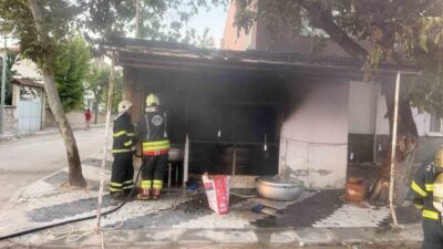 Afyonkarahisar’da bir düğün yemeği hazırlığı sırasında tüplerin alev alması sonucu