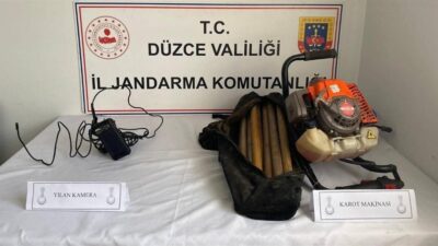 Düzce’de, polis ve jandarma ekipleri, kaçakçılık ve organize suçlarla mücadele