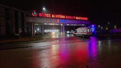 Düzce’nin Yığılca ilçesine bağlı Yağcılar Köyü sapağında, tarladan dönen ve