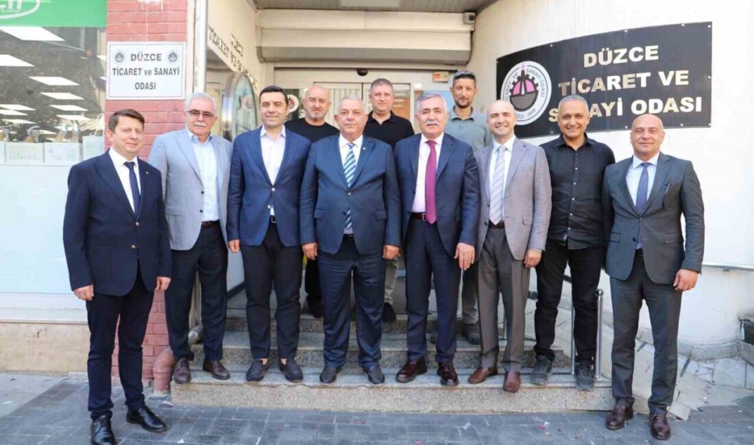 Düzce’ye Teknoloji Geliştirme Merkezi Kurulacak KGF Yönetim Kurulu Başkanı Erdoğan