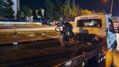 Uzunköprü ilçesinde bir motosiklet sürücüsüne 51.000 lira idari para cezası