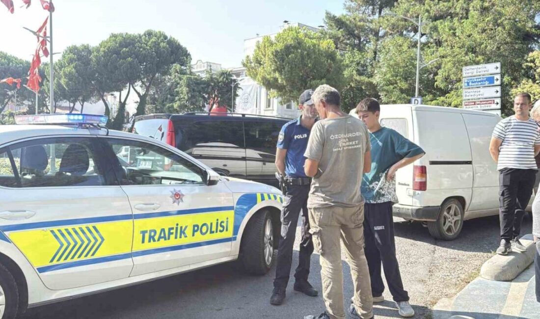 Muğla’nın Menteşe ilçesinde meydana gelen trafik kazasında bir otomobil ile