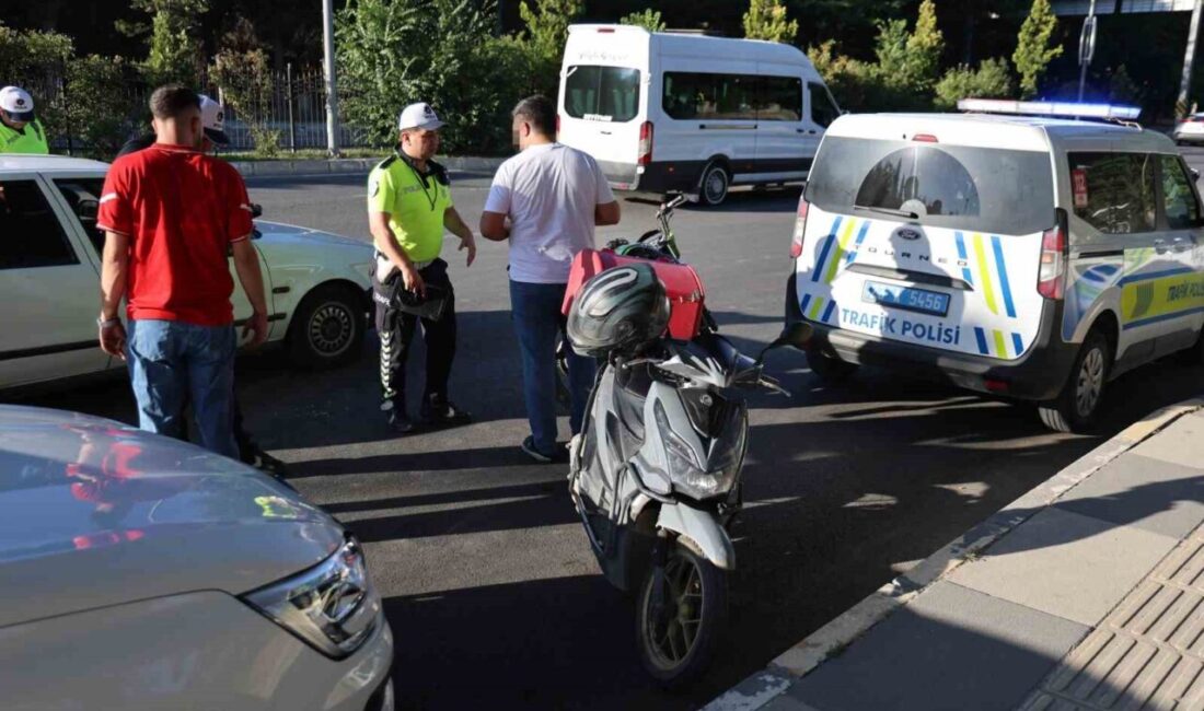 Elazığ’da İl Emniyet Müdürlüğü ekipleri tarafından yapılan trafik denetimlerinde “dur”