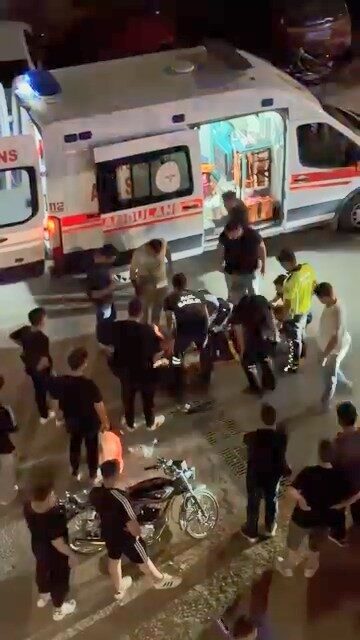 Elazığ’da Malatya Caddesi’nde meydana gelen bir motosiklet kazasında 1 kişi
