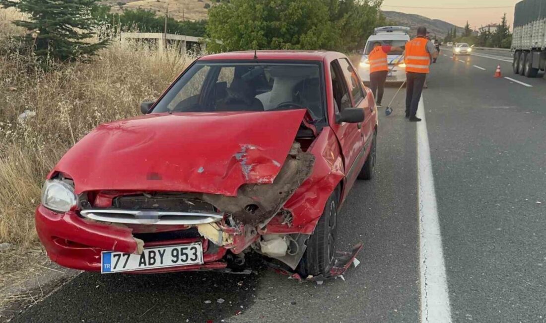 Elazığ’da meydana gelen trafik kazasında, Baskil ilçesi Karaali köyü yakınlarında