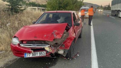 Elazığ’da meydana gelen trafik kazasında, Baskil ilçesi Karaali köyü yakınlarında
