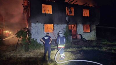 Kastamonu’da, Kadıoğlu köyünde yaşanan ve elektrik kontağından kaynaklandığı tahmin edilen
