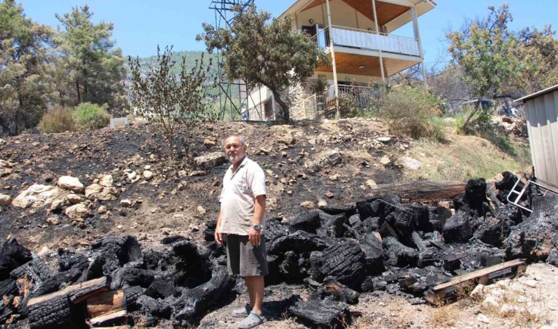 Antalya’nın Kumluca ilçesine bağlı Yazır Mahallesi’nde meydana gelen orman yangını