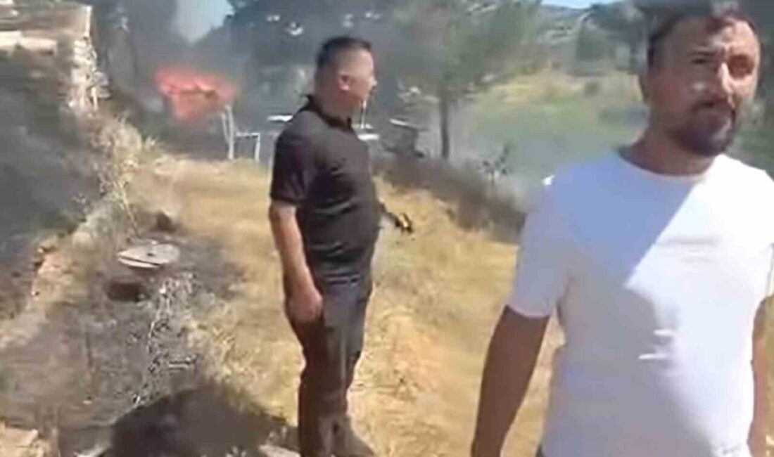 Emet ilçesinde çıkan yangın, hızlı ve koordineli bir müdahaleyle ormana