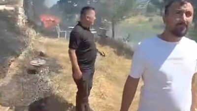 Emet ilçesinde çıkan yangın, hızlı ve koordineli bir müdahaleyle ormana