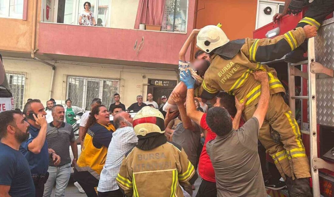 Orhangazi ilçesinde yer alan 4 katlı bir apartmanın birinci katında