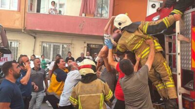 Orhangazi ilçesinde yer alan 4 katlı bir apartmanın birinci katında