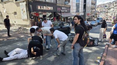 Ereğli ilçesinde gerçekleşen bir kazada bir yayaya motosiklet çarptı ve