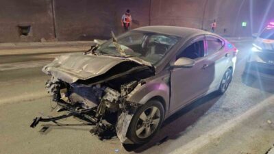Malatya’nın Doğanşehir ilçesinde bulunan Erkenek Tüneli’nde meydana gelen trafik kazasında,