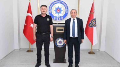 Emniyet teşkilatının çalışmalarıyla ilgili bilgi alışverişinde bulunmak üzere Erzincan İl