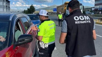 Erzincan Emniyet Müdürlüğü ve Orman İşletme Müdürlüğü ekipleri, orman yangınlarını